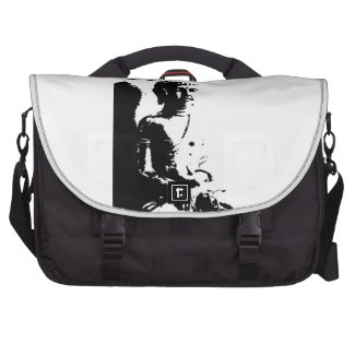 Black and white Buddha bag