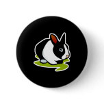 black and white bunny rabbit pins