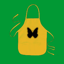 Black and White Butterfly aprons by DonnaSK Black and White Butterfly aprons