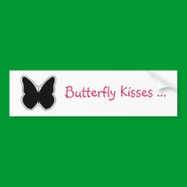 Black and White Butterfly bumper stickers by DonnaSK Black and White Butterfly bumper stickers