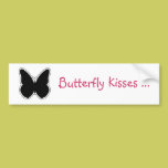 Black and White Butterfly bumper stickers