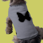 Black and White Butterfly pet clothing