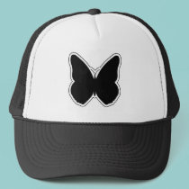 Black and White Butterfly hats