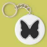 Black and White Butterfly keychains