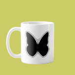 Black and White Butterfly mugs