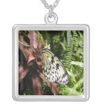 Black and White Butterfly Pendant