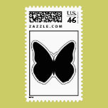 Black and White Butterfly stamps
