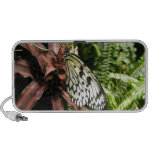 Black and White Butterfly Ipod Speakers