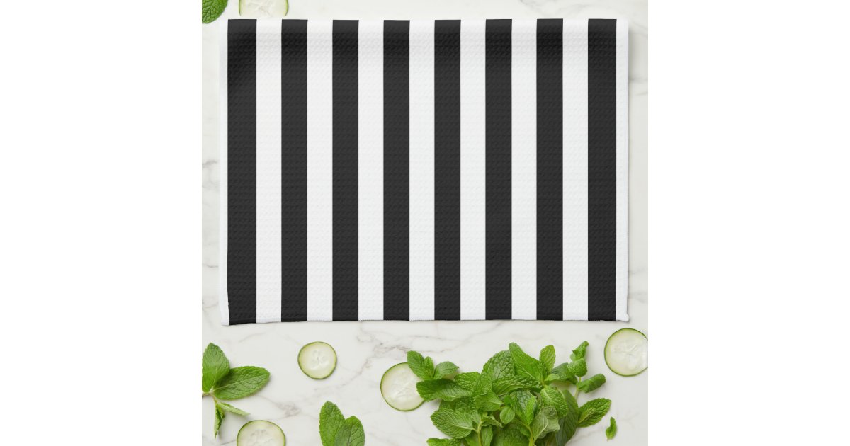 Black and White Cabana Stripe Towels Zazzle