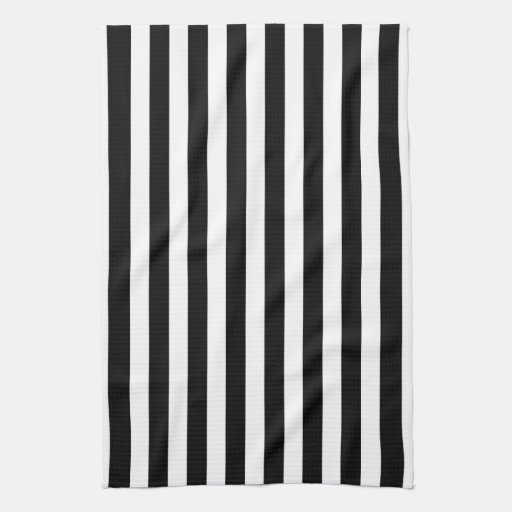 Black and White Cabana Stripe Towels Zazzle