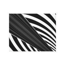 Black and white canvas print