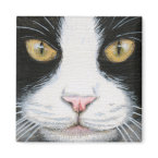 Black and White Cat #1 Magnet magnet