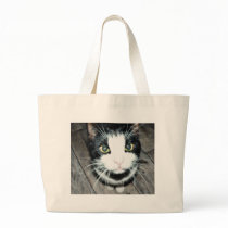 Black And White Cat bags by lifesphere Black And White Cat bags