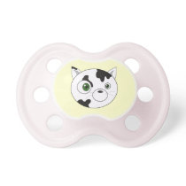 Black and White Cat Pacifier / Dummy