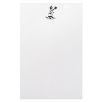 Black and White Cat with Top Hat Stationery