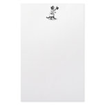 Black and White Cat with Top Hat Stationery