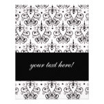 Black and White Chandelier Custom Invitation