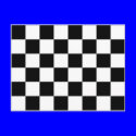 Black and White Checkered Auto Racing Flag postcards
