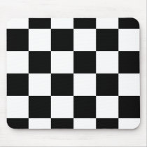 Black and white checkered mousepads by scarletquill Black and white checkered mousepads