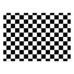 Black and white checkered pattern custom invites