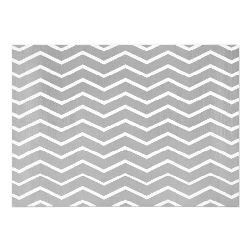 Black And White Chevron Bridal Shower Invitations