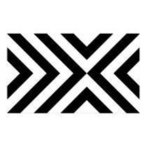 Black and White Chevrons posters