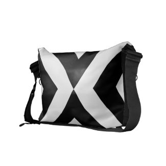 Black and White Chevrons rickshawmessengerbag