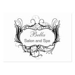 black and white Chic Business Cards business cards