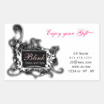 black and white Chic Business stickers