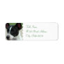 Black and White Chihuahua Mailing Label