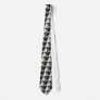 Black and White Chihuahua Men's Necktie