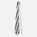 Black and White Chihuahua Men's Necktie