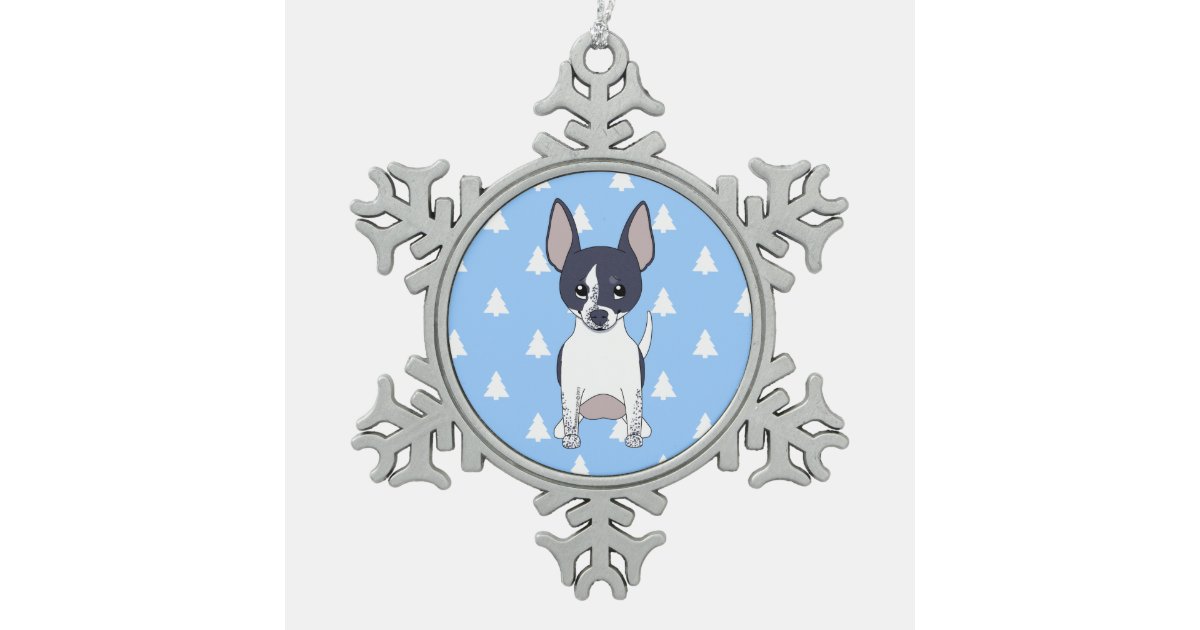 black and white chihuahua white christmas trees snowflake black and white chihuahua white christmas trees snowflake