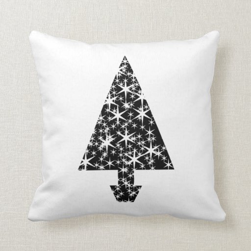 Elegant Christmas Tree Pillows, Elegant Christmas Tree Throw Pillows
