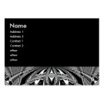 black and white circle business cards