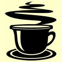 BLACK AND WHITE COFFEE T SHIRT