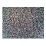 Black and White colored marble surface texture Postcards