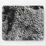 Black and White Coral Nature Mousepad