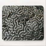 Black and White Coral Nature Mousepad