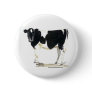 black and white cow button