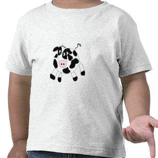 Black and White Cow shirt