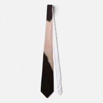 Black and White Cow Tie