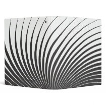 Black and white Curves Binders