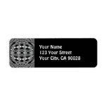 black and white labels