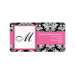 Black and White Customizable Address Labels