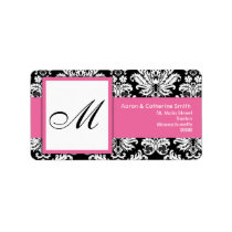 Black and White Customizable Address Labels