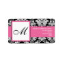 Black and White Customizable Address Labels