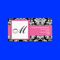 Black and White Customizable Address Labels