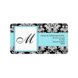 Black and White Customizable Address Labels