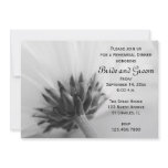 Black and White Daisy Wedding Rehearsal Dinner